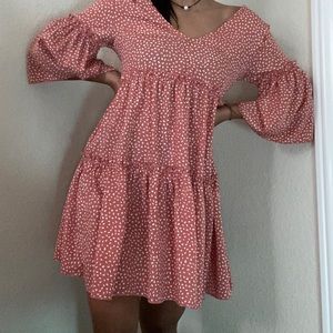 vintage polka dot dress